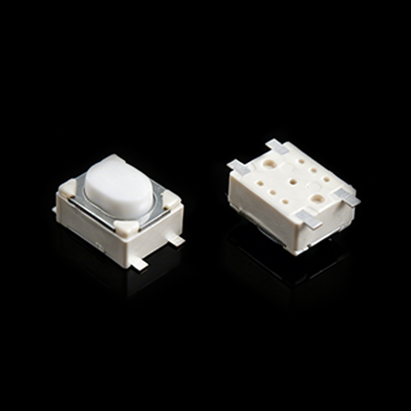 TS-B006098 Interruptor táctil tipo silicona de clavija plana de 3.2*4.2*2.5
