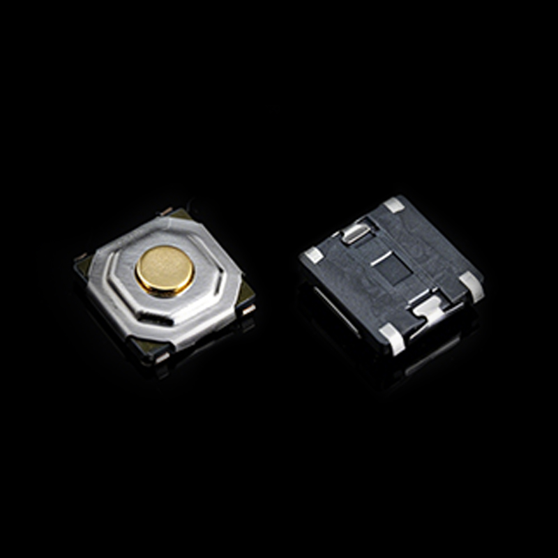 TS-C008015A Interruptor táctil de tapa cuadrada de 4*4 con carcasa de conexión a tierra