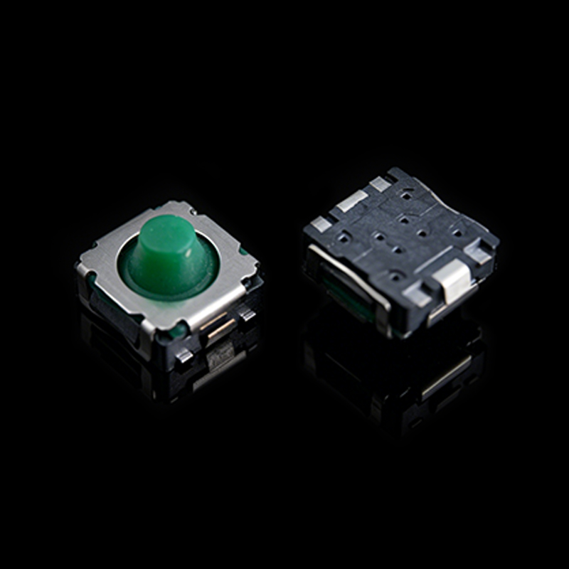 TS-F011002 6x6x4.1 Interruptor táctil de silicona con cabezal verde