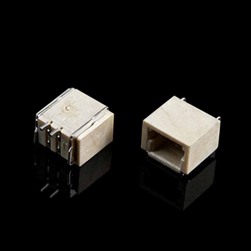 TS-Q002027 Conector de cabezal de pasador SMT de ángulo recto de paso de 1.0 mm