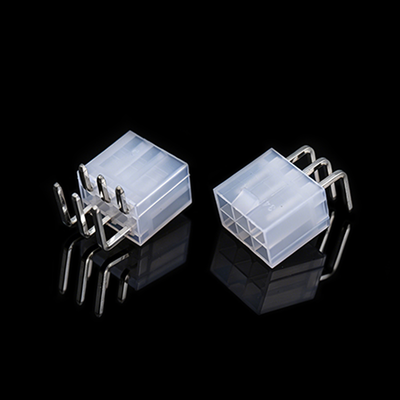 TS-Q002321-134 Conector de pasador de ángulo recto de paso de 4.2 mm