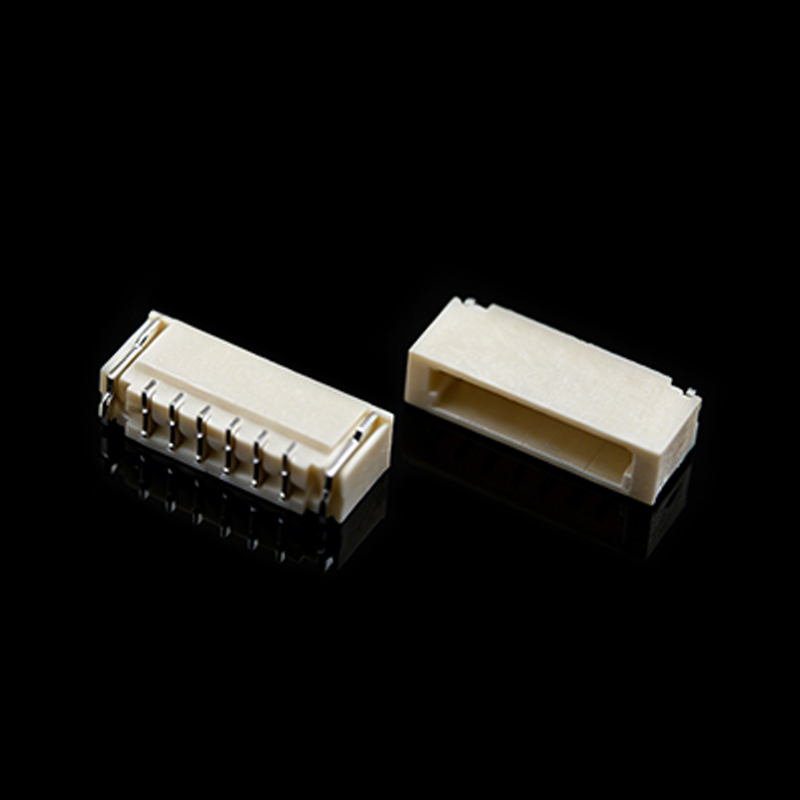 TS-Q002493-184 Conector de cabezal de pasador SMT de ángulo recto de paso de 0.8 mm