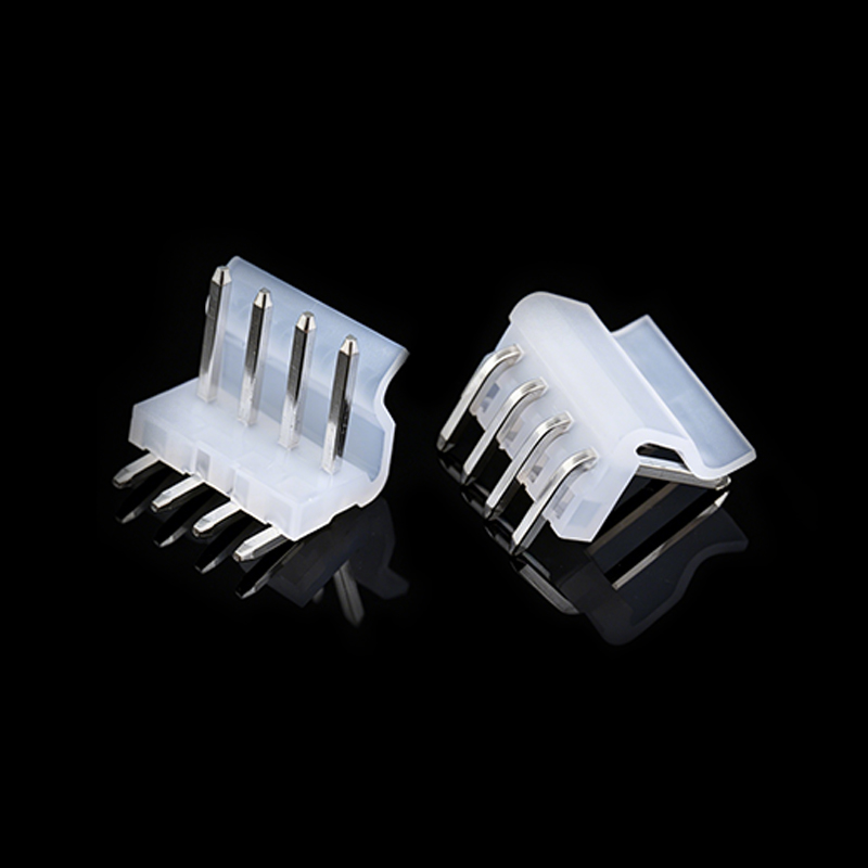 TS-S011196-134 Conector de pasador de ángulo recto plano de paso de 3.96 mm