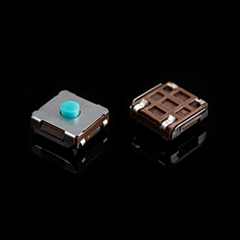 TS-G002005 Interruptor táctil de silicona con pasadores encapsulados de 6.2 x 6.2