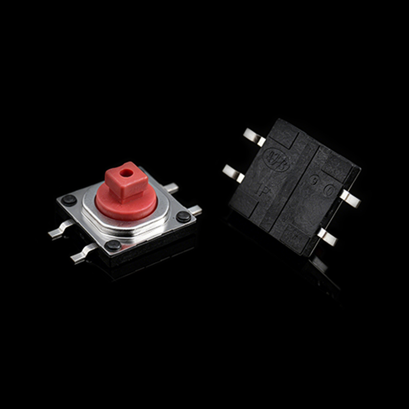 Interruptor táctil SMD de pata extendida TS-I007005A 12*12