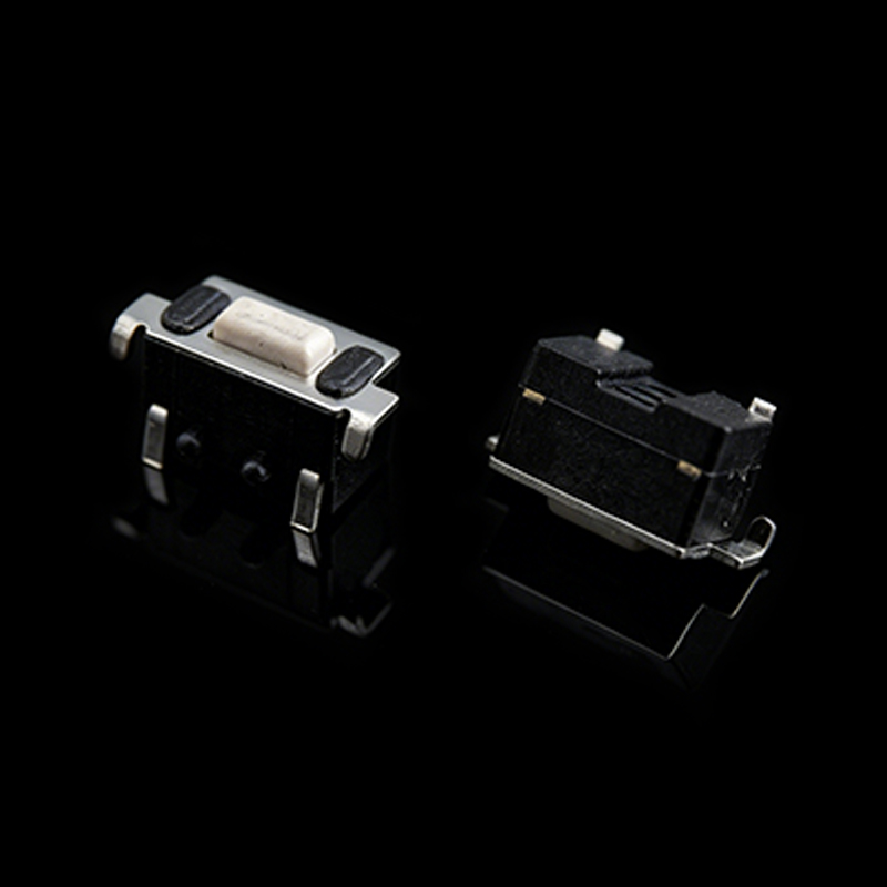 TS-C017006 Interruptor táctil de tapa blanca con base negra accionada lateralmente de 3*6*5