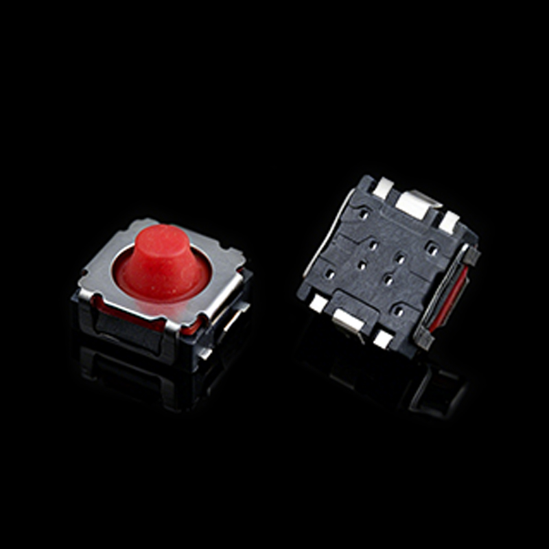 TS-F011040A 6x6x4.1 Interruptor táctil de silicona de cabezal rojo