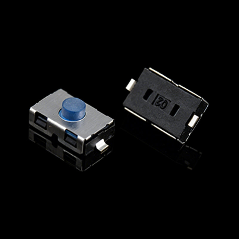 TS-G005005 4x6x2.5 Interruptor táctil de silicona normalmente cerrado con botón azul