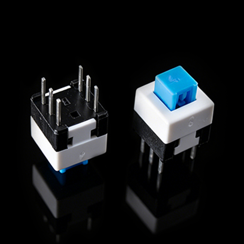 TS-K010113 Interruptor táctil autoblocante de cabeza plana de doble fila 7x7