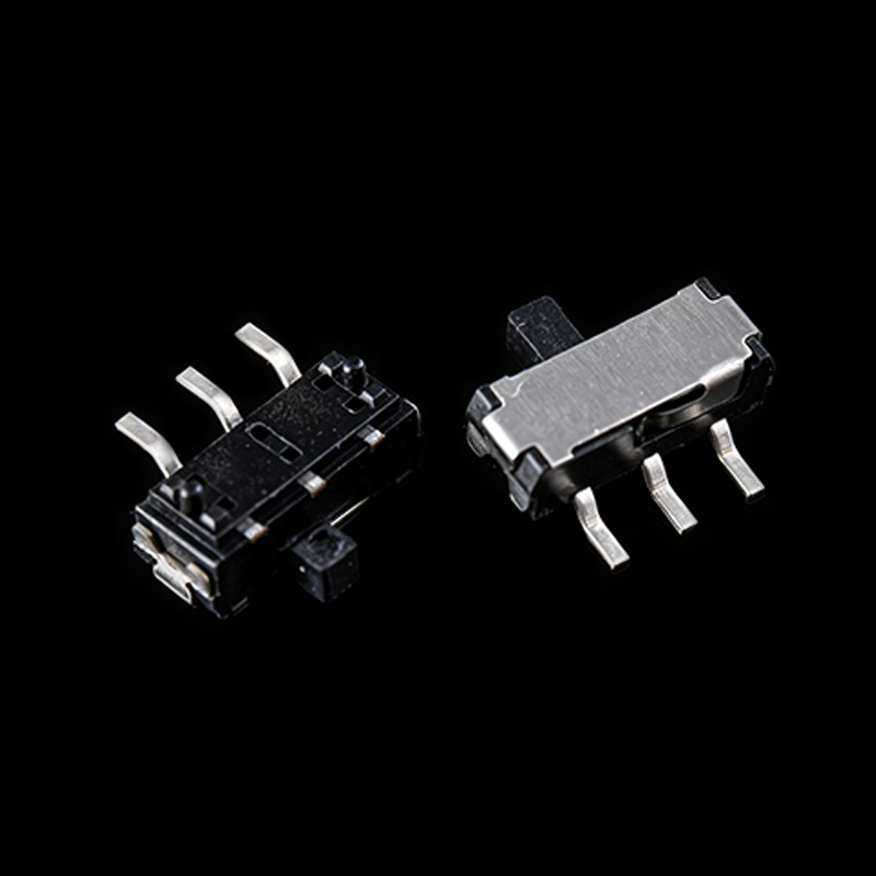 TS-L003032 Interruptor deslizante SMD de un solo lado horizontal de 6 pines