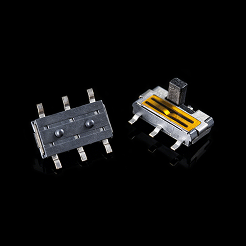TS-L003229 Interruptor deslizante SMD vertical pequeño de 6 pines