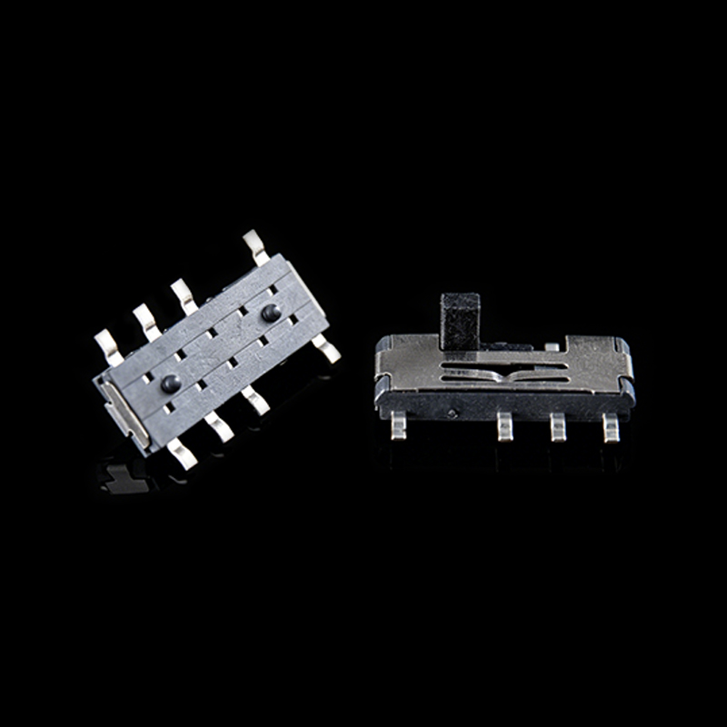 TS-L005098 Interruptor deslizante vertical pequeño de 8 pines