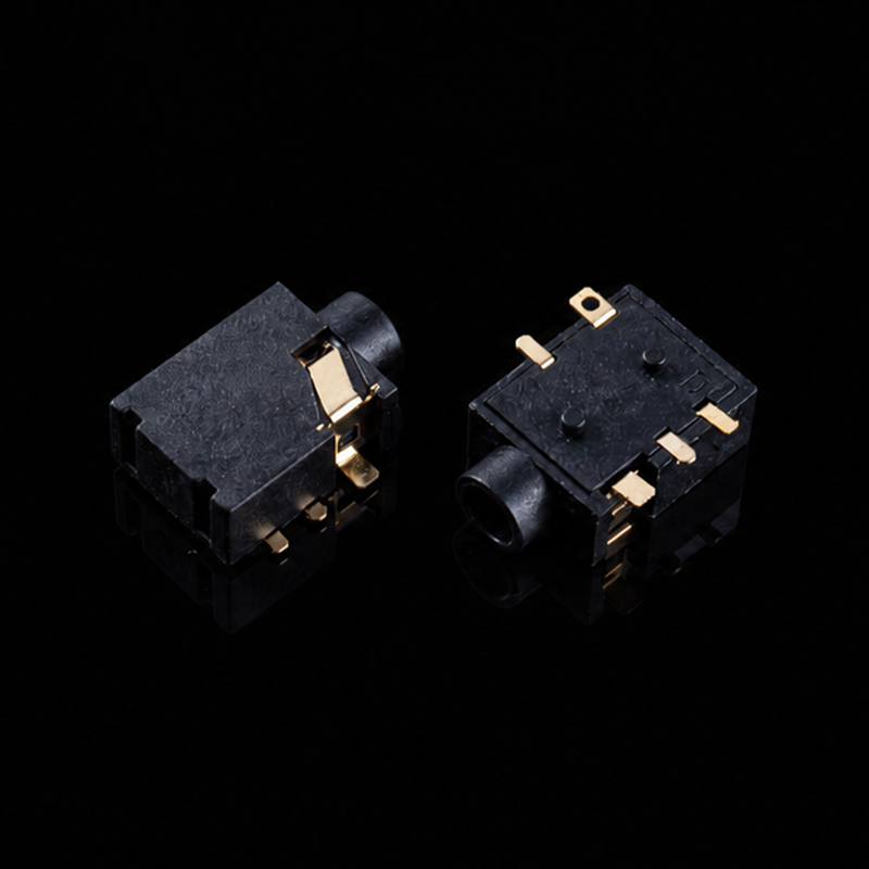 Conector de audio TS-S011013, PJ-365, chapado en oro