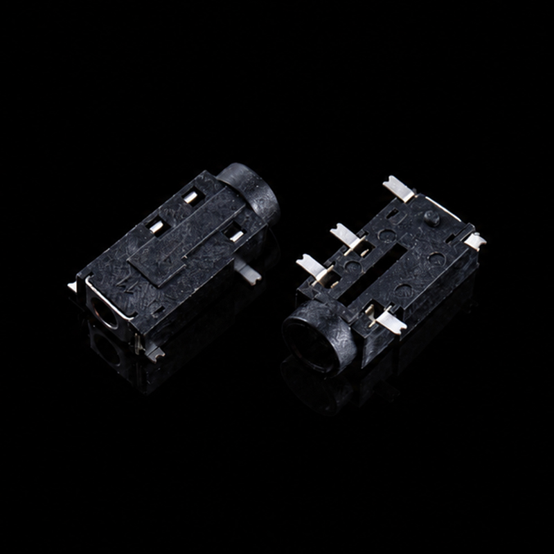 Conector de audio TS-K013082, PJ-381, plateado, con cabezal
