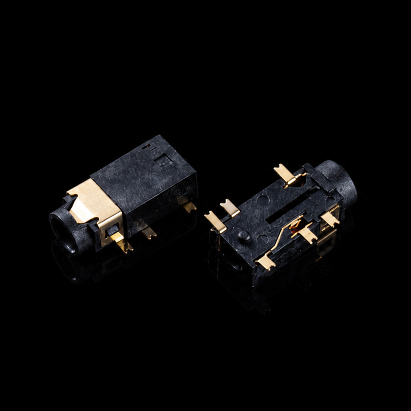 Conector de audio TS-K013103, PJ-326, con cabezal, poste único