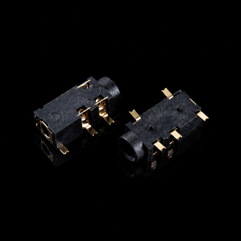 Conector de audio TS-K013019, PJ-327D, chapado en oro