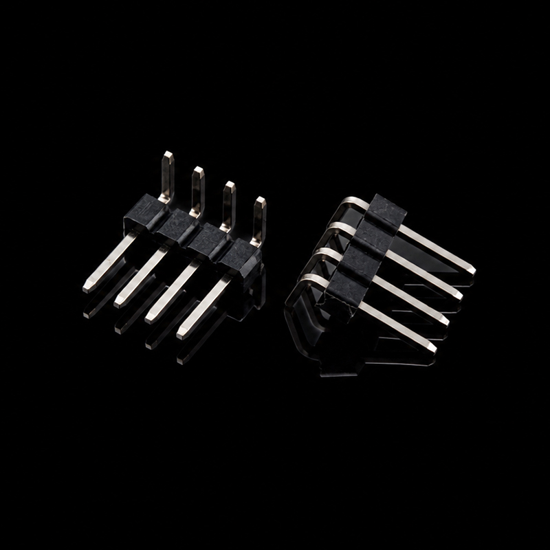 Conector de clavija en ángulo recto de una hilera con paso de 2,54 mm TS-S011232, 1 x 4 clavijas